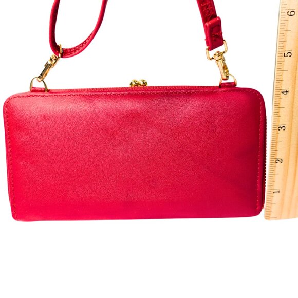 Purse Bundle - Coach Crosby Carryall Guess Mini Red Quilted Crossbody Wallet - Picture 7 of 12